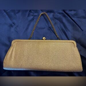 Elegant Gold Clutch Bag